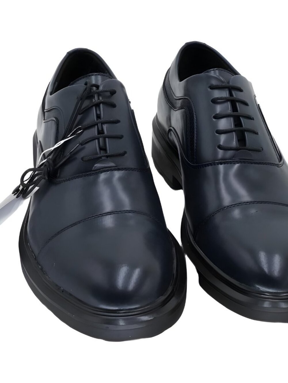 Aston Marc Men's Tuscan Cap Toe Dress Shoes Navy 10M